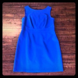 Ann Taylor Loft cobalt blue sheath dress